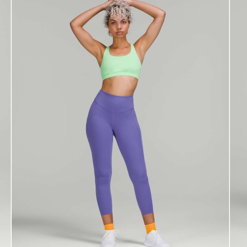 Lululemon Base Pace High Rise Running Tight Charged Indigo‎ 25” *Flawed